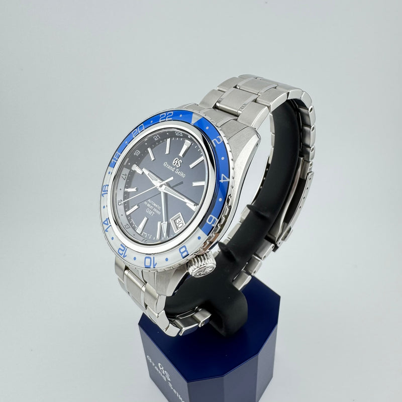 Grand Seiko SBGJ237 REF.9S86-00K0 Hi-Beat Automatic GMT Watch w/Box & Papers