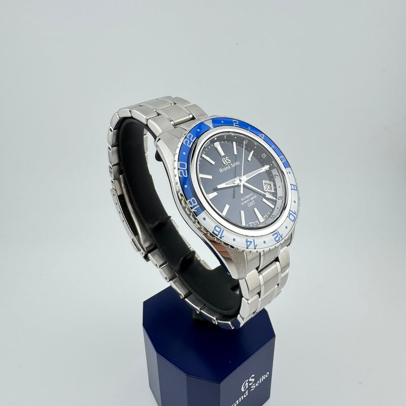 Grand Seiko SBGJ237 REF.9S86-00K0 Hi-Beat Automatic GMT Watch w/Box & Papers