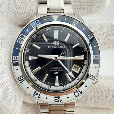 Grand Seiko SBGJ237 REF.9S86-00K0 Hi-Beat Automatic GMT Watch w/Box & Papers
