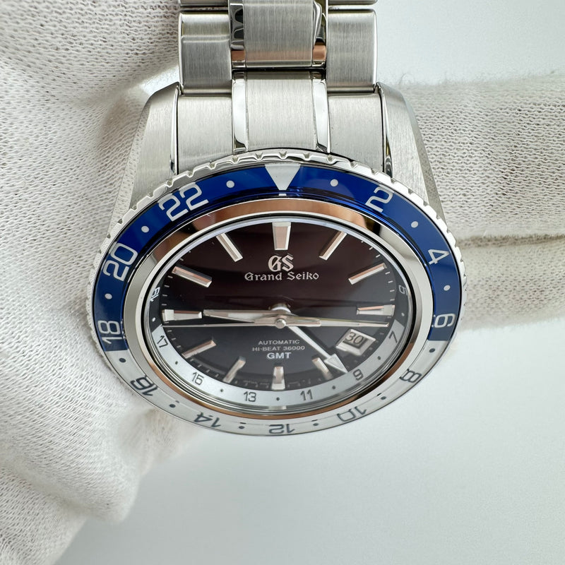 Grand Seiko SBGJ237 REF.9S86-00K0 Hi-Beat Automatic GMT Watch w/Box & Papers
