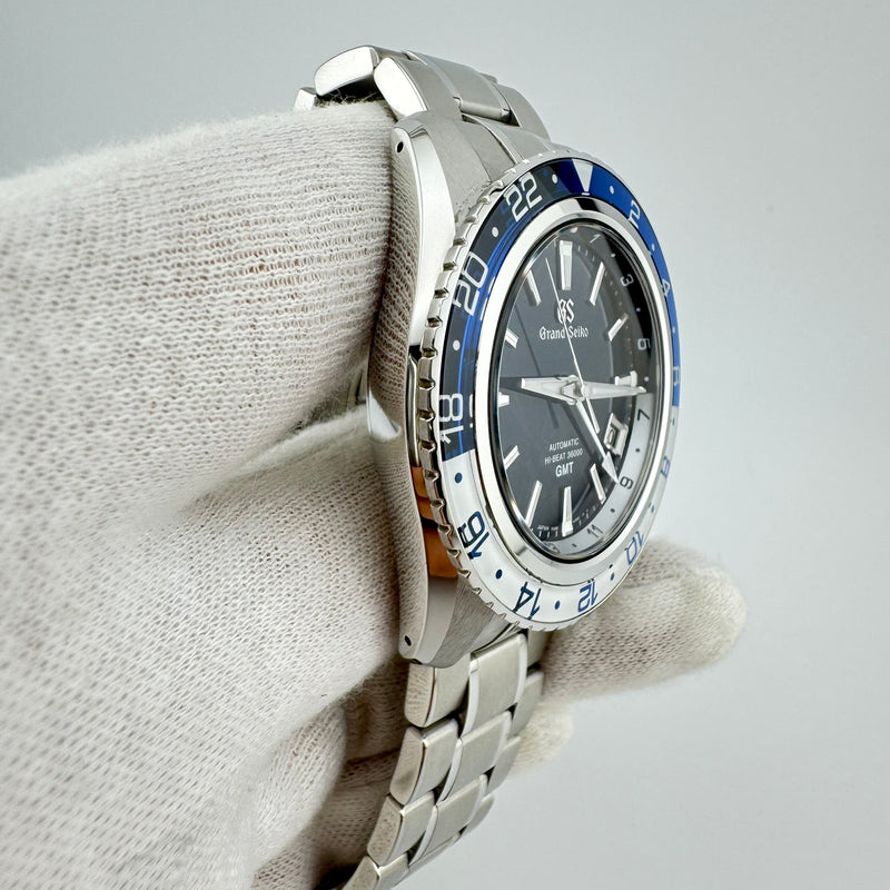 Grand Seiko SBGJ237 REF.9S86-00K0 Hi-Beat Automatic GMT Watch w/Box & Papers