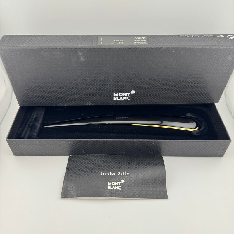 Montblanc Meisterstuck No. 27300 Resin Letter Opener Desk Accessories w/Box