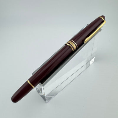 Montblanc Meisterstück No. 144 Burgundy Classique Fountain Pen 14K Gold Fine Nib
