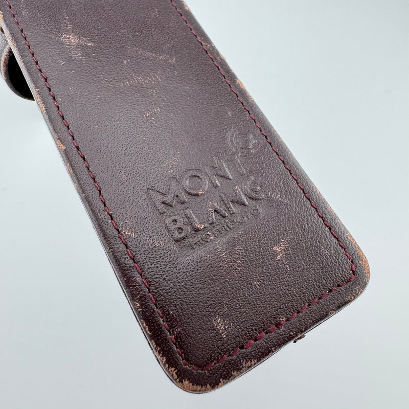 Montblanc Meisterstuck Wine Brown Siena Leather Single-Pen Case