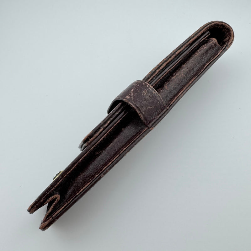 Montblanc Meisterstuck Wine Brown Siena Leather Single-Pen Case