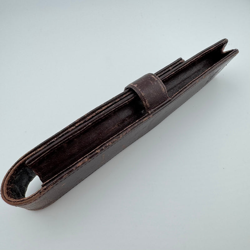 Montblanc Meisterstuck Wine Brown Siena Leather Single-Pen Case