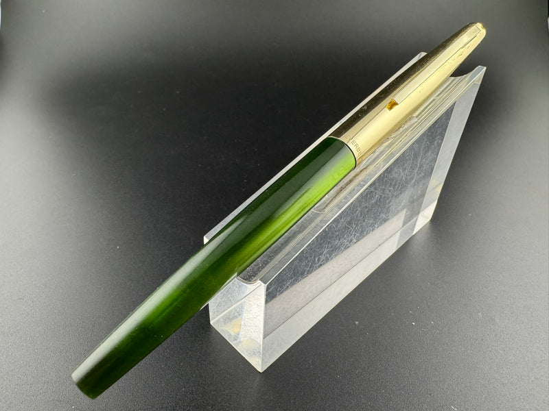 Everest Steady GK Luminous Green Fountain Pen 14K Fine Nib