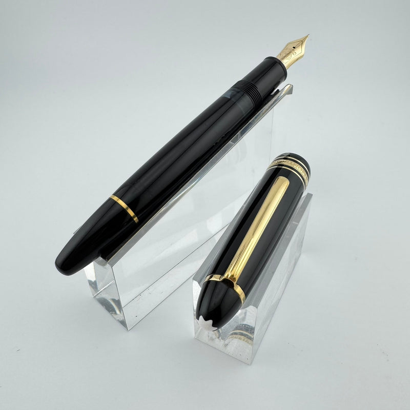 Montblanc Meisterstück No. 146 Fountain Pen 14K Gold Fine Nib Serviced