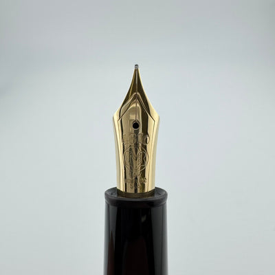 Montblanc Meisterstück No. 146 Fountain Pen 14K Gold Fine Nib Serviced