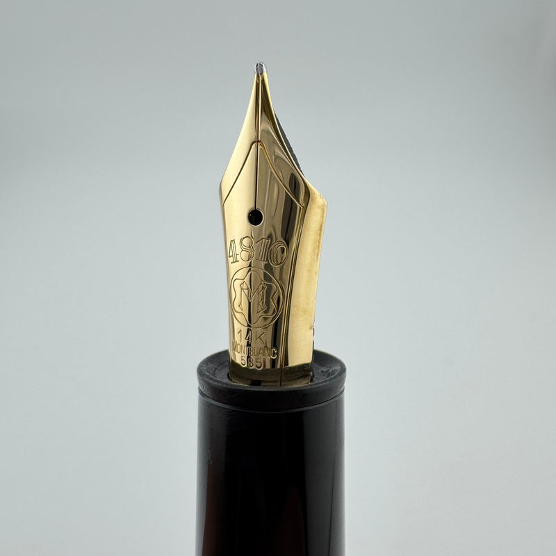 Montblanc Meisterstück No. 146 Fountain Pen 14K Gold Fine Nib Serviced