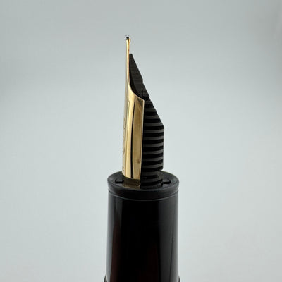 Montblanc Meisterstück No. 146 Fountain Pen 14K Gold Fine Nib Serviced