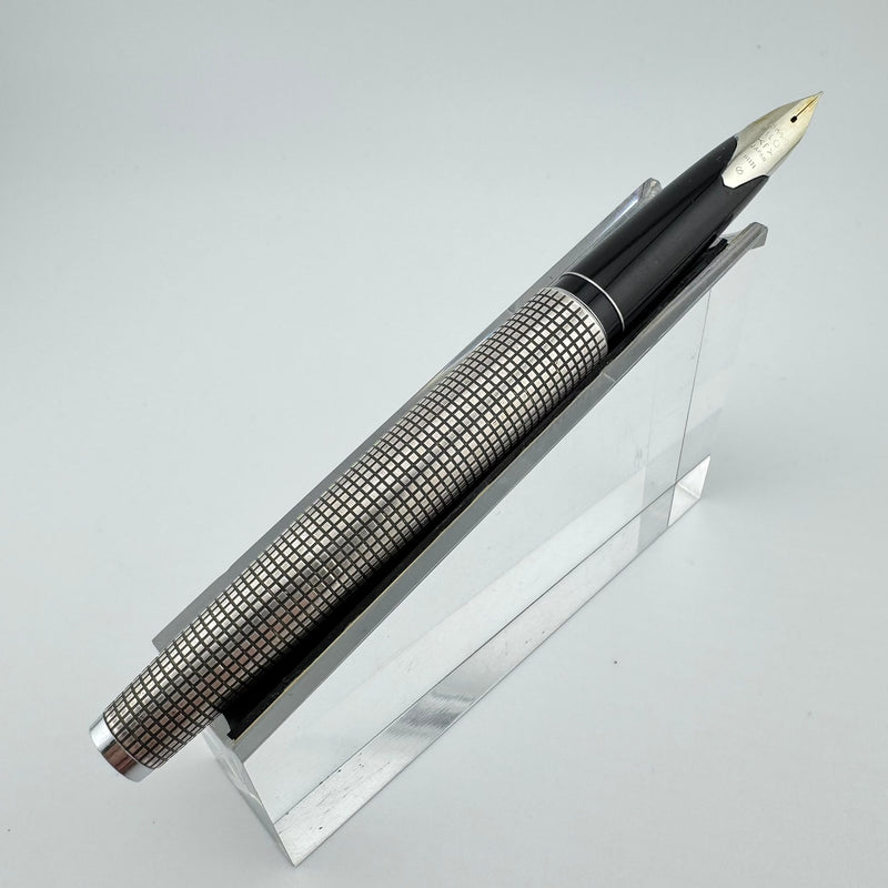 Pilot Custom K-1000SS Sterling Silver Fountain Pen 18K WG Fine Nib