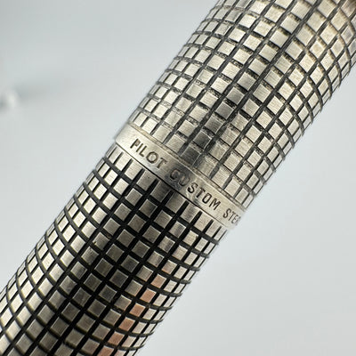 Pilot Custom K-1000SS Sterling Silver Fountain Pen 18K WG Fine Nib