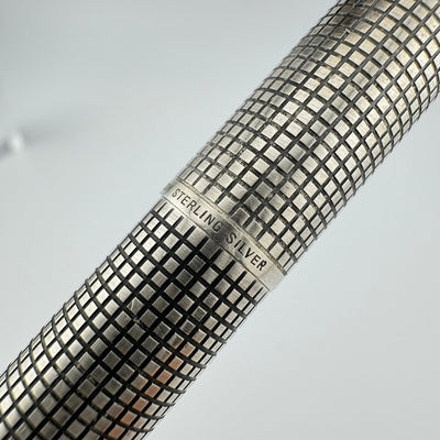 Pilot Custom K-1000SS Sterling Silver Fountain Pen 18K WG Fine Nib