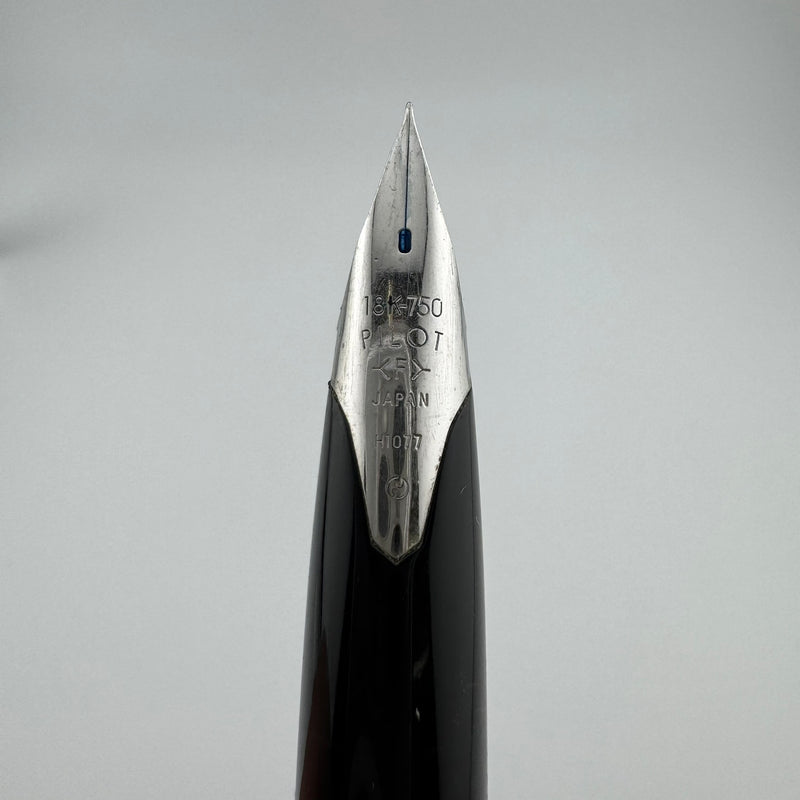 Pilot Custom K-1000SS Sterling Silver Fountain Pen 18K Gold Fine Nib