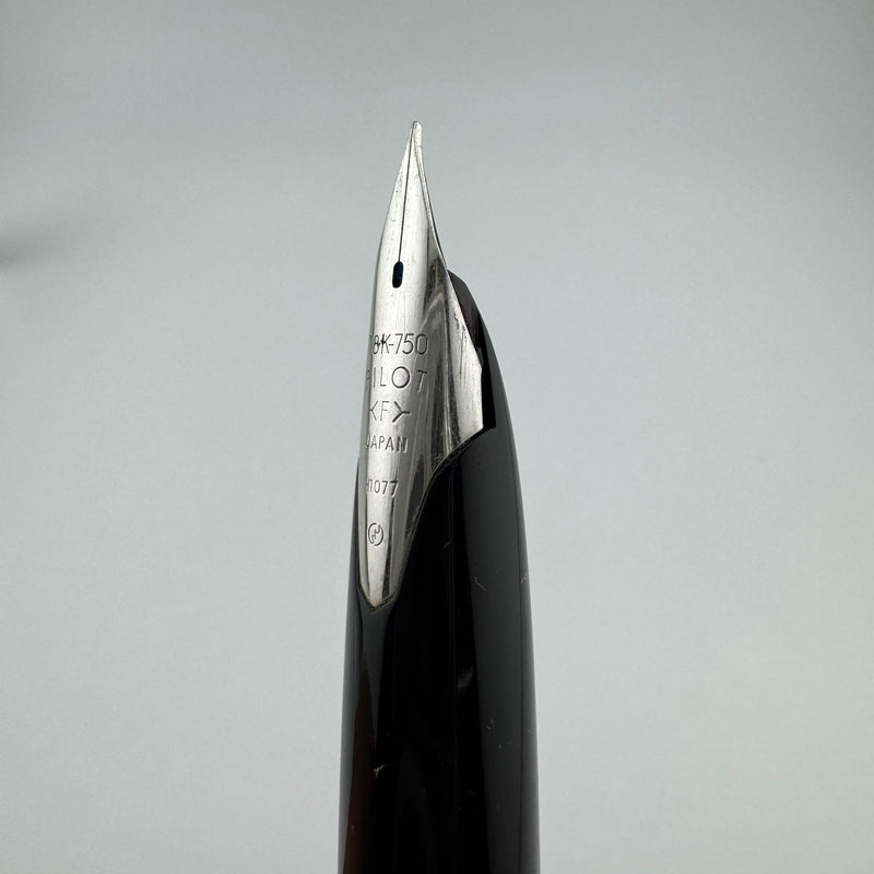 Pilot Custom K-1000SS Sterling Silver Fountain Pen 18K Gold Fine Nib