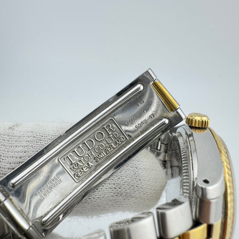 TUDOR Prince Oysterdate Ref. 72033 Two-Tone Diamond Dial Automatic Watch