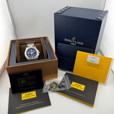 Breitling Colt Automatic 44 Chronometer REF. A17388 Men's Watch w/Box & Papers