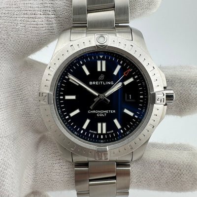 Breitling Colt Automatic 44 Chronometer REF. A17388 Men's Watch w/Box & Papers