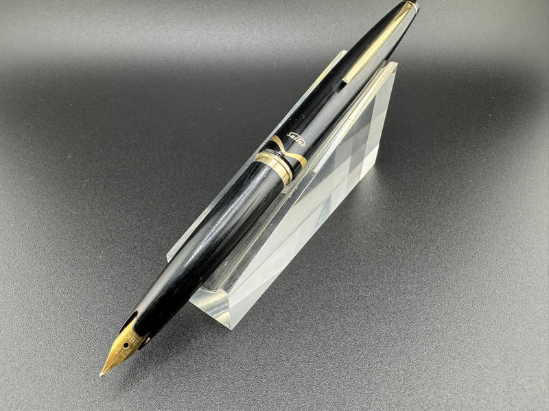 Sailor Black Resin Pocket Fountain Pen 18K No. 4 Medium Nib