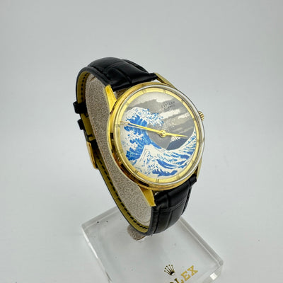 Citizen Ace Great Wave Ref. A515701 Gold Plated Mechanical Dress Watch