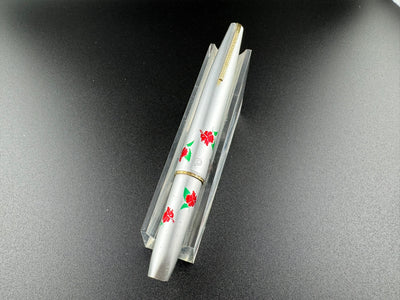 Platinum Pocket Fountain Pen Silk Screen Hibiscus 14K Fine NIb