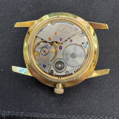 Citizen Ace Great Wave Ref. A515701 Gold Plated Mechanical Dress Watch