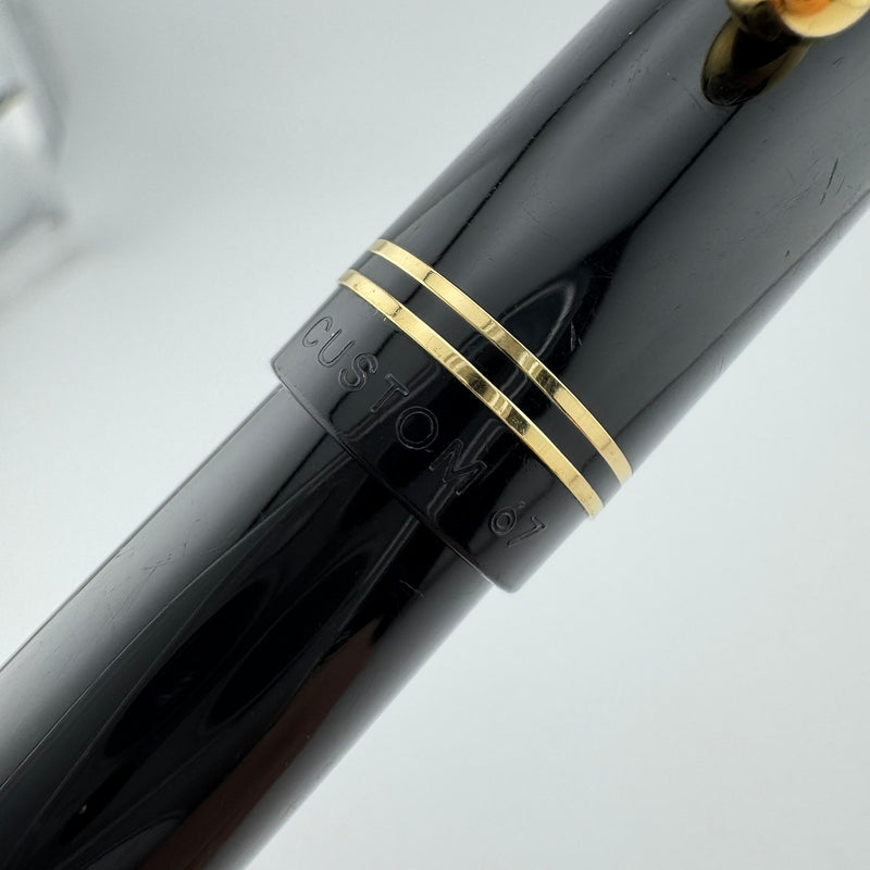Pilot Custom 67 Black Resin Fountain Pen 14K Gold Extra-Fine Nib