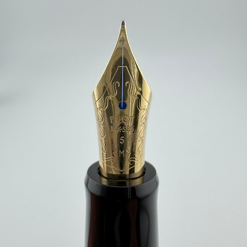 Pilot Custom 67 Black Resin Fountain Pen 14K Gold Medium Nib