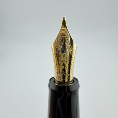 Pilot Custom 67 Black Resin Fountain Pen 14K Gold Broad Nib