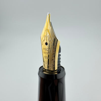 Pilot Custom 67 Black Resin Fountain Pen 14K Gold Broad Nib