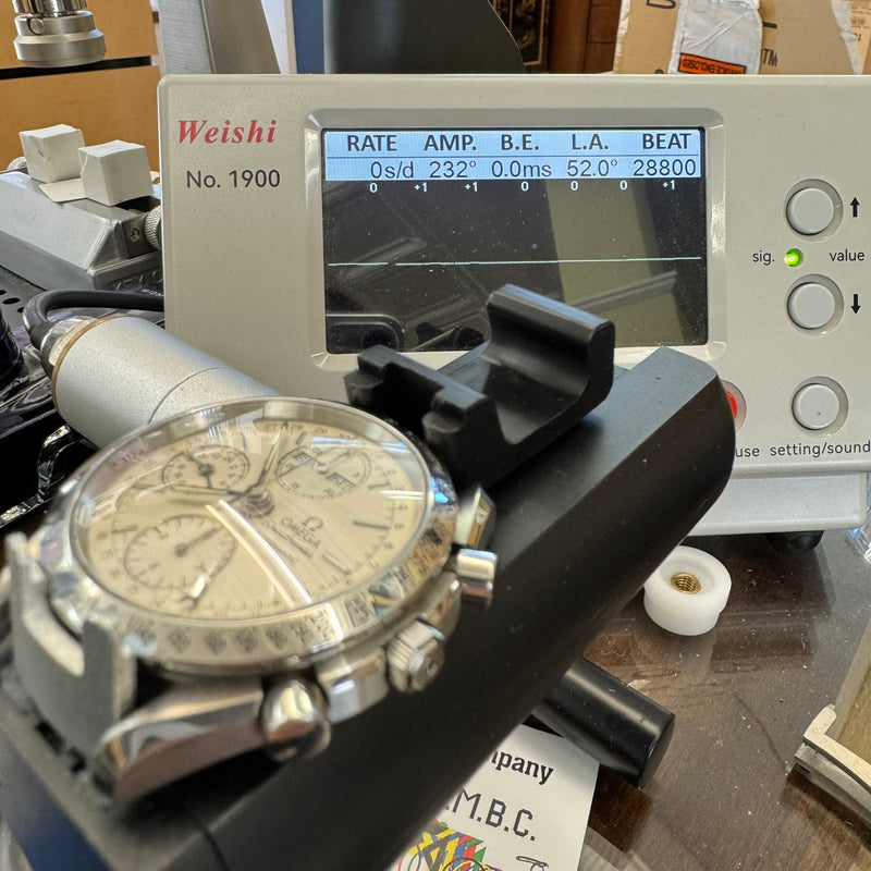 Omega Speedmaster REF 3521.30 Day-Date Triple Date White Dial Automatic Watch