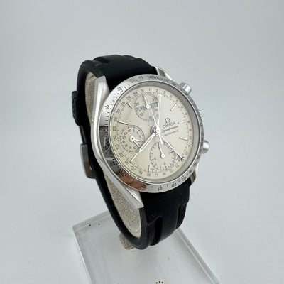 Omega Speedmaster REF 3521.30 Day-Date Triple Date White Dial Automatic Watch