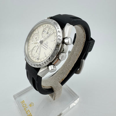 Omega Speedmaster REF 3521.30 Day-Date Triple Date White Dial Automatic Watch