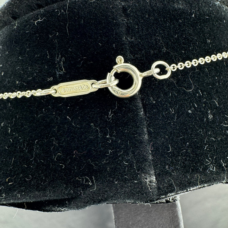 Tiffany & Co. Sparklers Amethyst 925 Sterling Silver Pendant Necklace