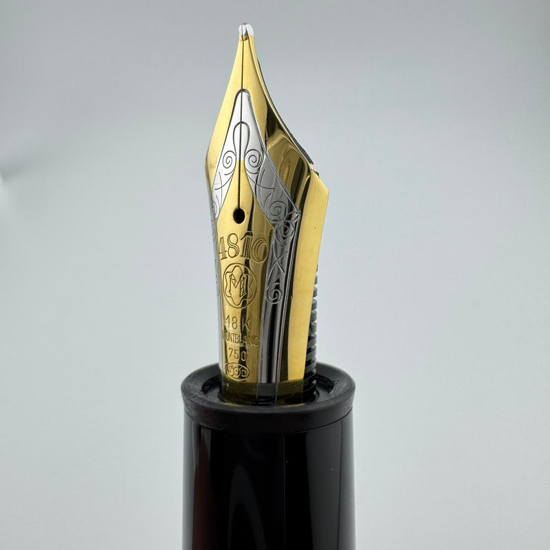 Montblanc Meisterstück No. 149 Fountain Pen 18K Gold Medium Nib Serviced w/Box