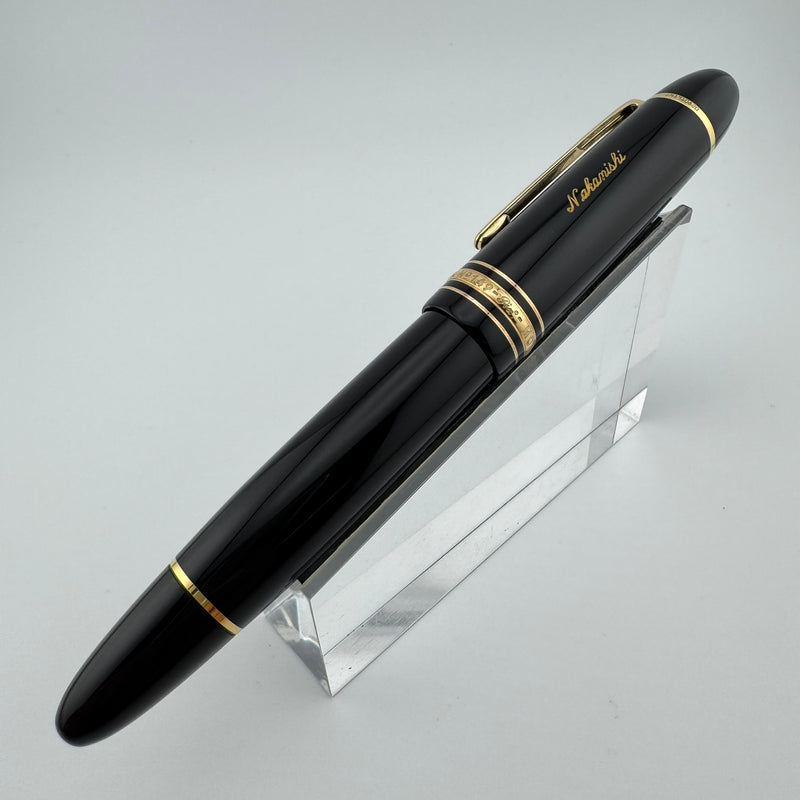 Montblanc Meisterstück No. 149 Fountain Pen 18K Gold Medium Nib Serviced w/Box