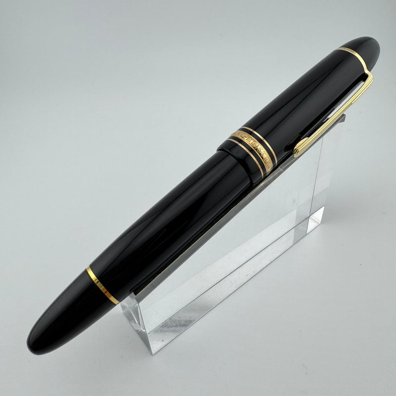 Montblanc Meisterstück No. 149 Fountain Pen 18K Gold Medium Nib Serviced w/Box