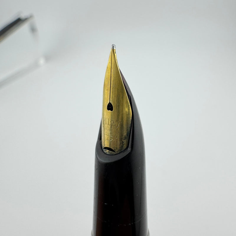 Pilot Super 200 Maki-e Dragonfly Wing Fountain Pen 14K Gold Fine Nib Unrestored