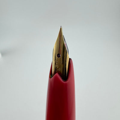 Platinum Pink & Silver Pocket Fountain Pen 14K Gold Extra-Fine Nib