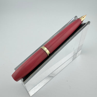 Platinum Pink & Silver Pocket Fountain Pen 14K Gold Extra-Fine Nib