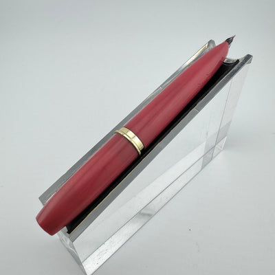 Platinum Pink & Silver Pocket Fountain Pen 14K Gold Extra-Fine Nib
