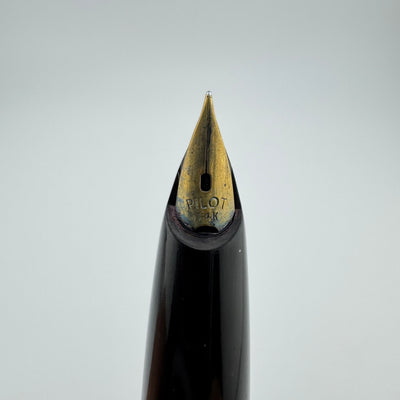 Pilot S80-V Black Resin Fountain Pen 14K Gold Extra-Fine Nib 1964