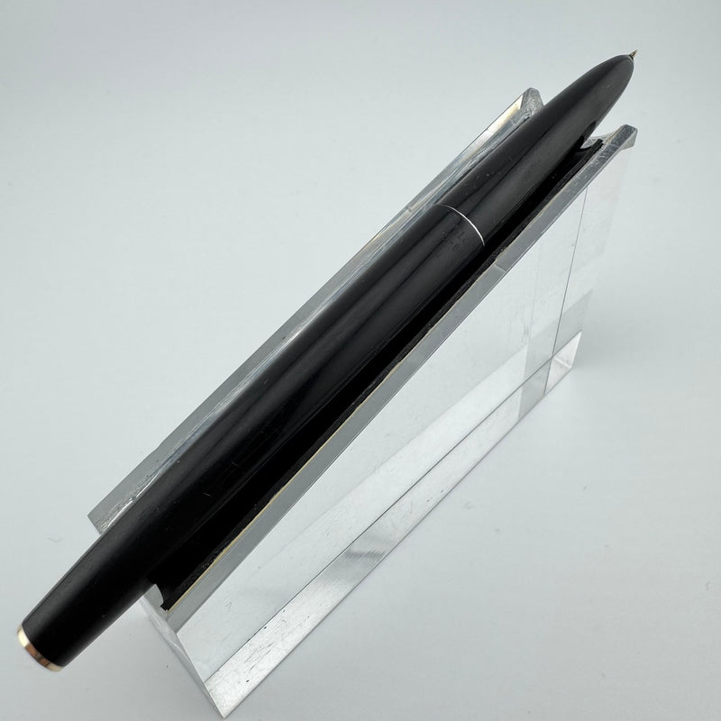 Pilot S80-V Black Resin Fountain Pen 14K Gold Extra-Fine Nib 1964