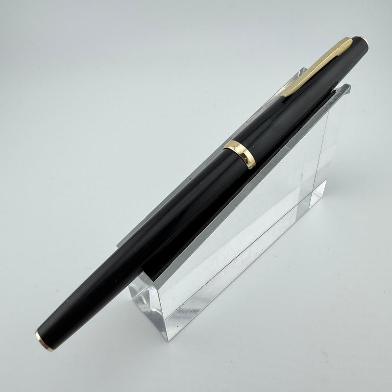 Pilot S80-V Black Resin Fountain Pen 14K Gold Extra-Fine Nib 1964