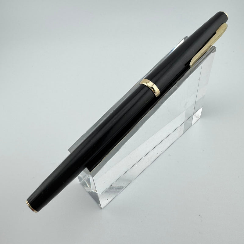 Pilot S80-V Black Resin Fountain Pen 14K Gold Extra-Fine Nib 1964