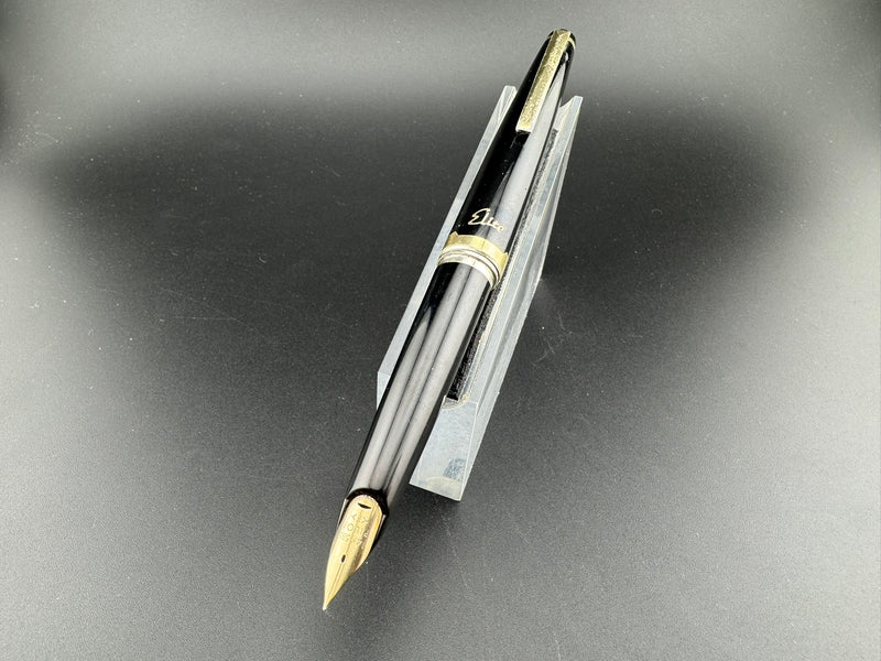 Pilot Elite Pocket Fountain Pen 14K Gold Fine Nib Sept 1976