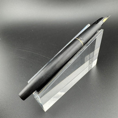 Montblanc No. 220 Brushed Resin Fountain Pen 14K Gold Fine Nib Serviced