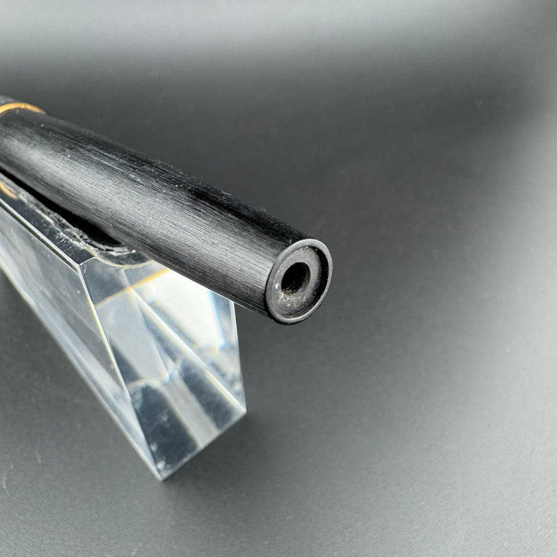 Montblanc No. 220 Brushed Resin Fountain Pen 14K Gold Fine Nib Serviced