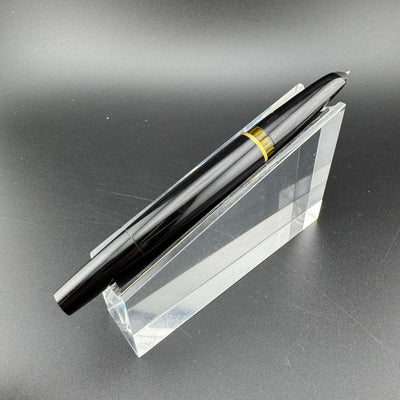 Montblanc No. 22 Black Resin Fountain Pen 14K Gold Extra-Fine Nib Serviced